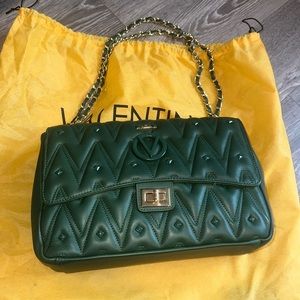 Forest green Mario Valentino handbag